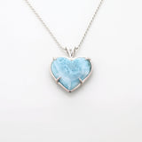 Larimar Heart Pendant Kaia