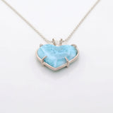 Larimar Heart Pendant Kaia