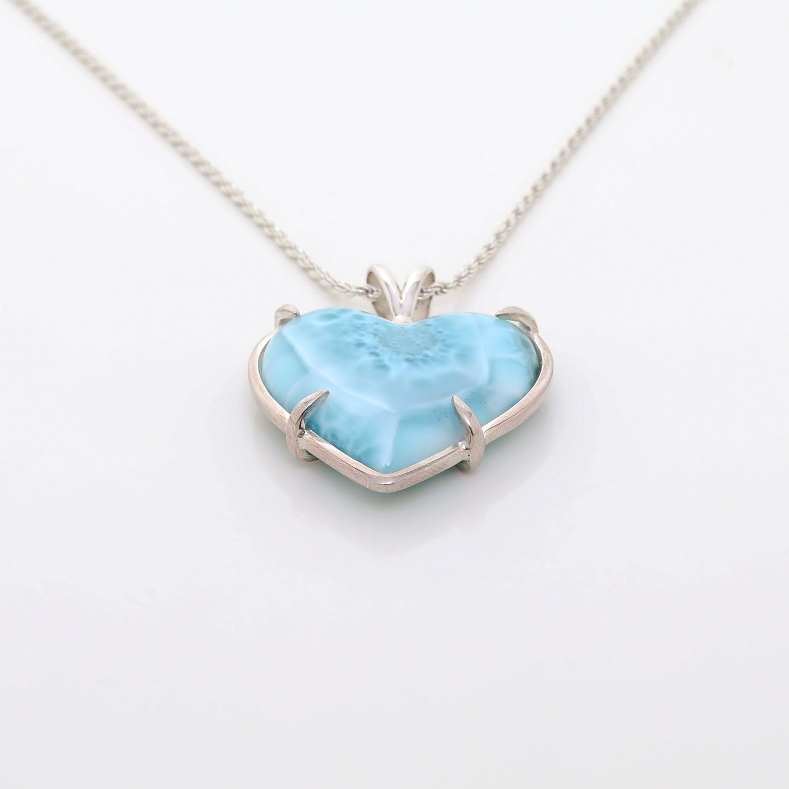 Larimar Heart Pendant Kaia