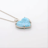 Larimar Heart Pendant Kaia