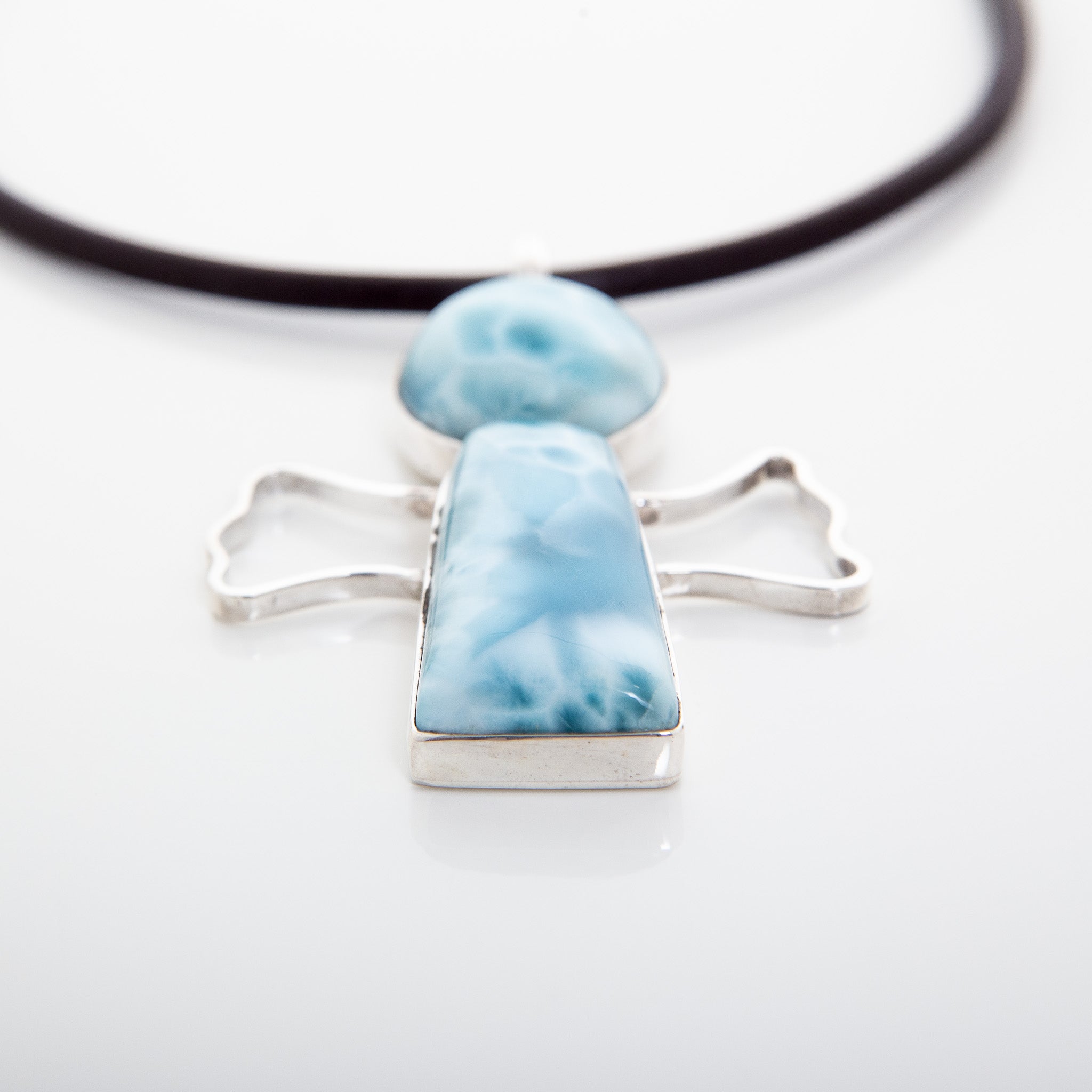 Larimar pendant Angel IX