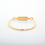 Gold Vermeil Larimar Bangle Bracelet Rye