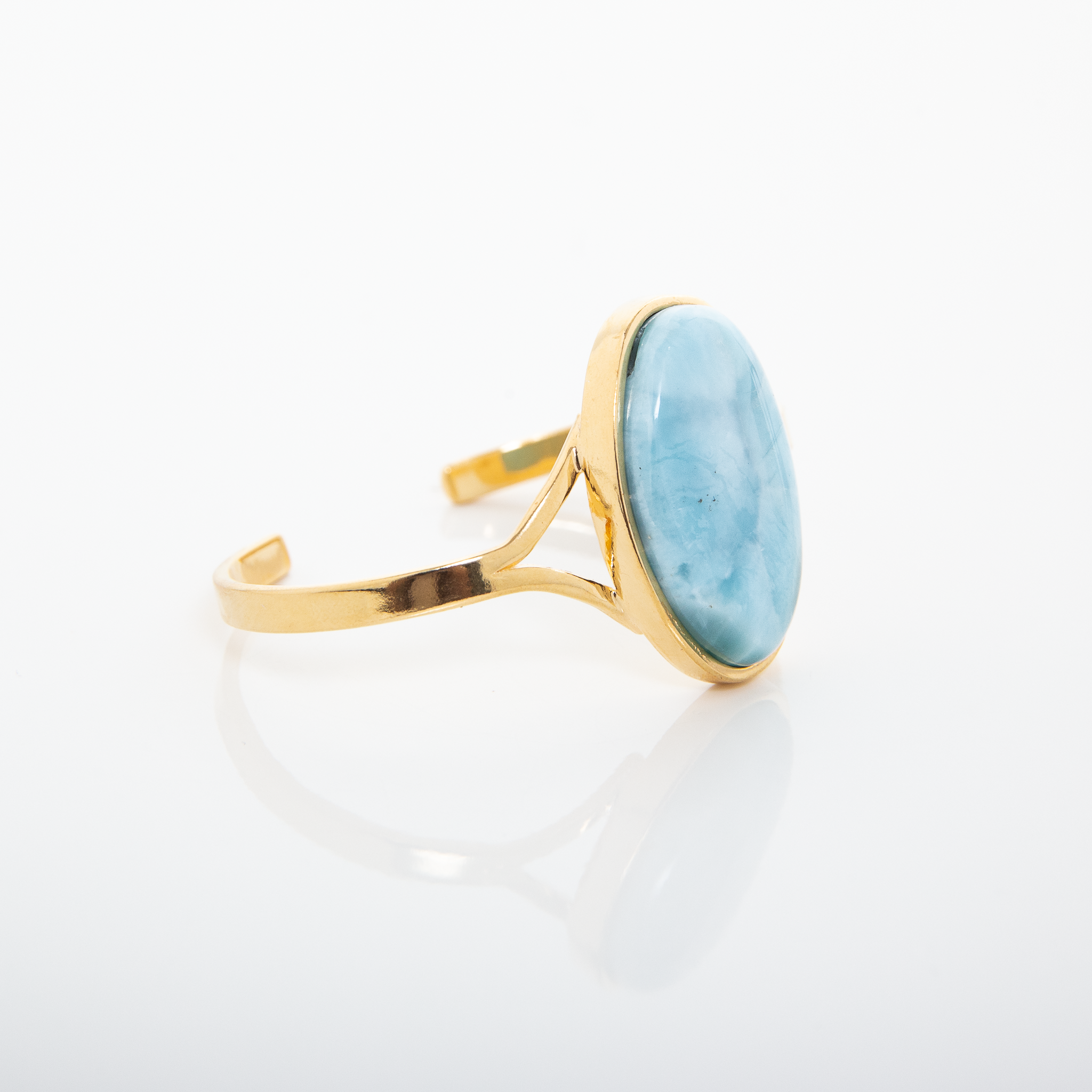 Larimar Gold Vermeil Cuff Iris