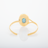 Larimar Gold Vermeil Cuff Iris