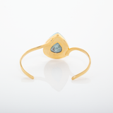 Larimar Stone in Vermeil Cuff Aliya