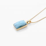Larimar Gold Vermeil Pendant Eden