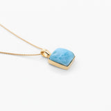 Larimar Gold Vermeil Pendant Elise