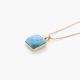 Larimar Gold Vermeil Pendant Elise