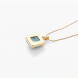 Larimar Gold Vermeil Pendant Elise