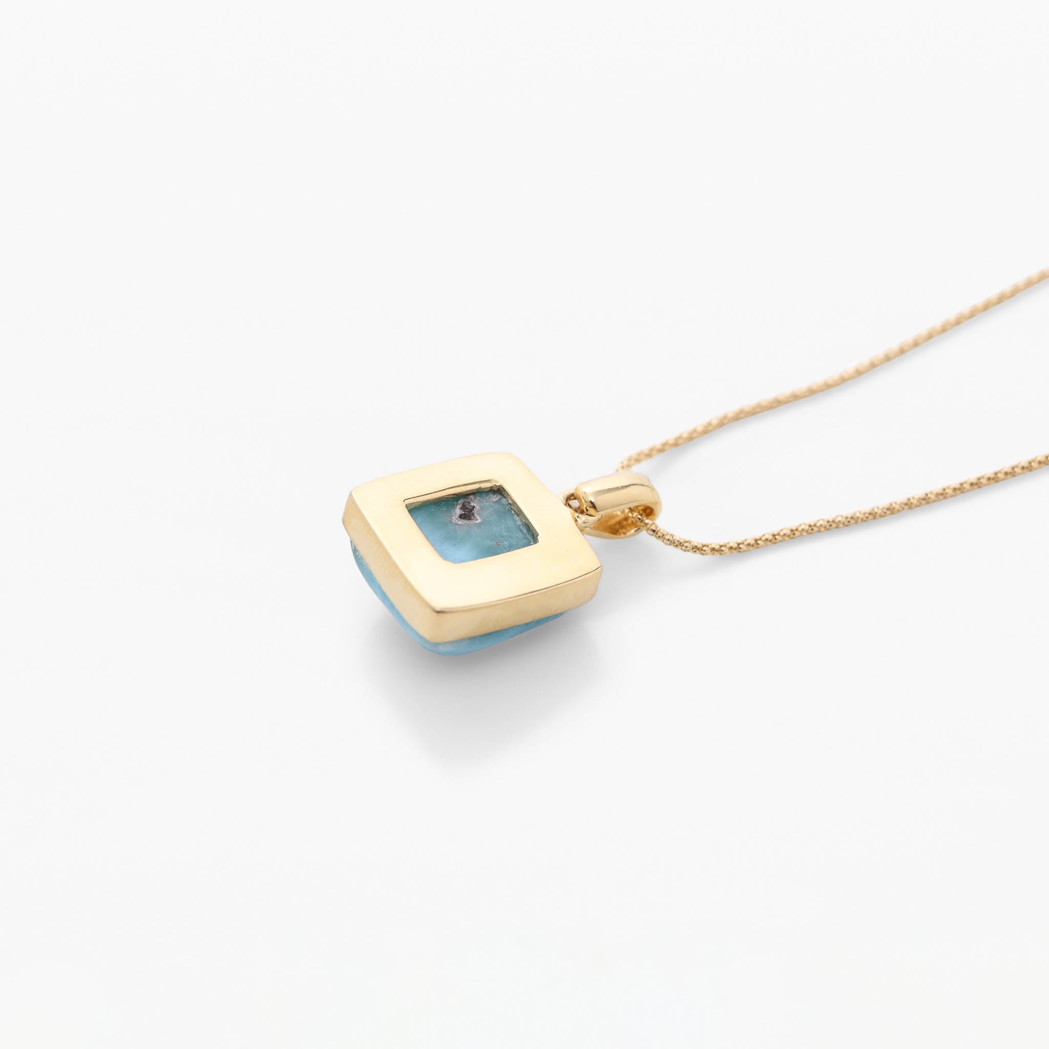 Larimar Gold Vermeil Pendant Elise