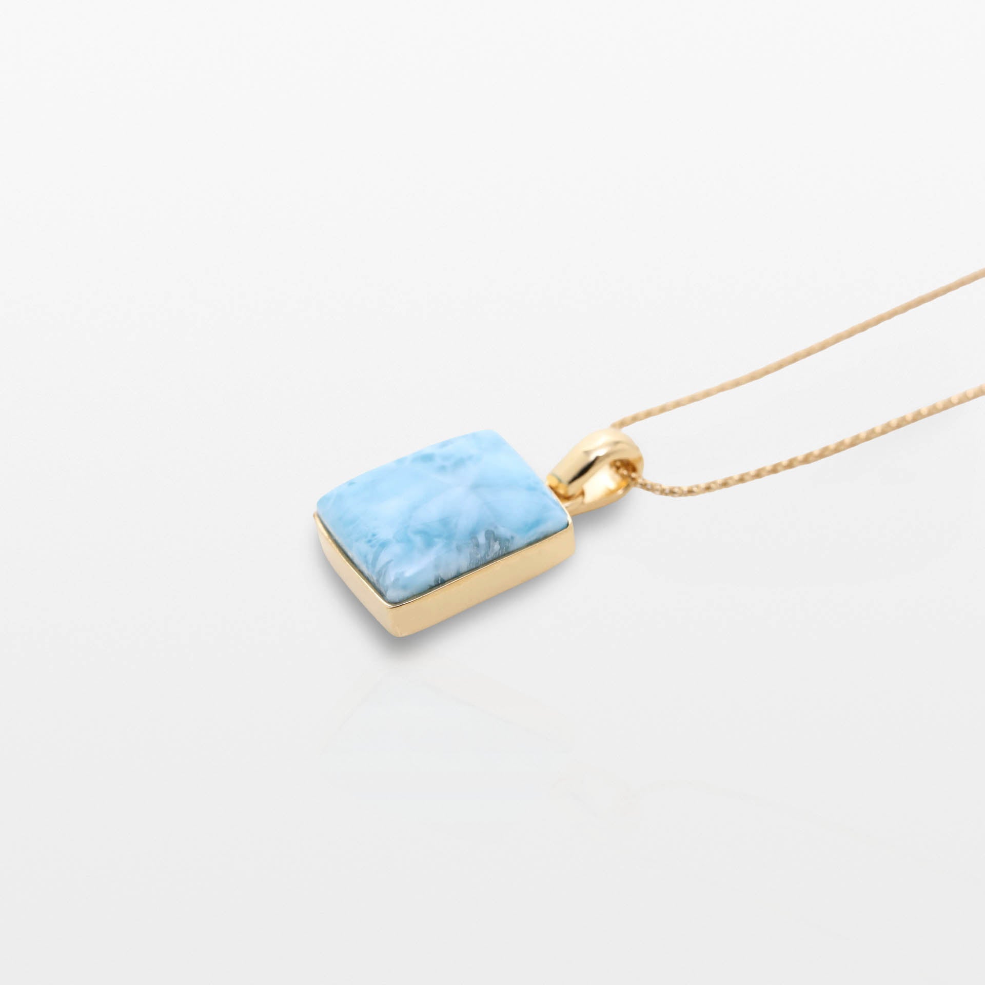 Larimar Gold Vermeil Pendant Ella