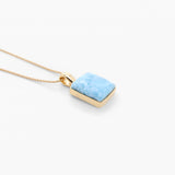 Larimar Gold Vermeil Pendant Ella