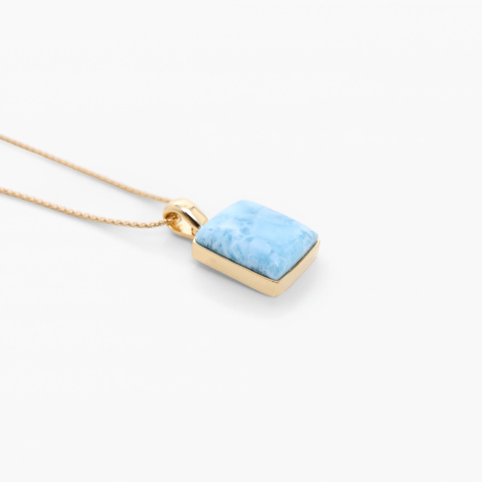 Larimar Gold Vermeil Pendant Ella