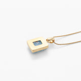 Larimar Gold Vermeil Pendant Ella