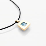 Larimar Gold Vermeil Pendant Ezra