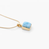 Larimar Gold Vermeil Pendant Taj