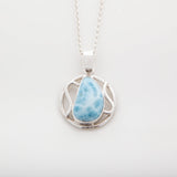 Larimar Silver Pendant Ale