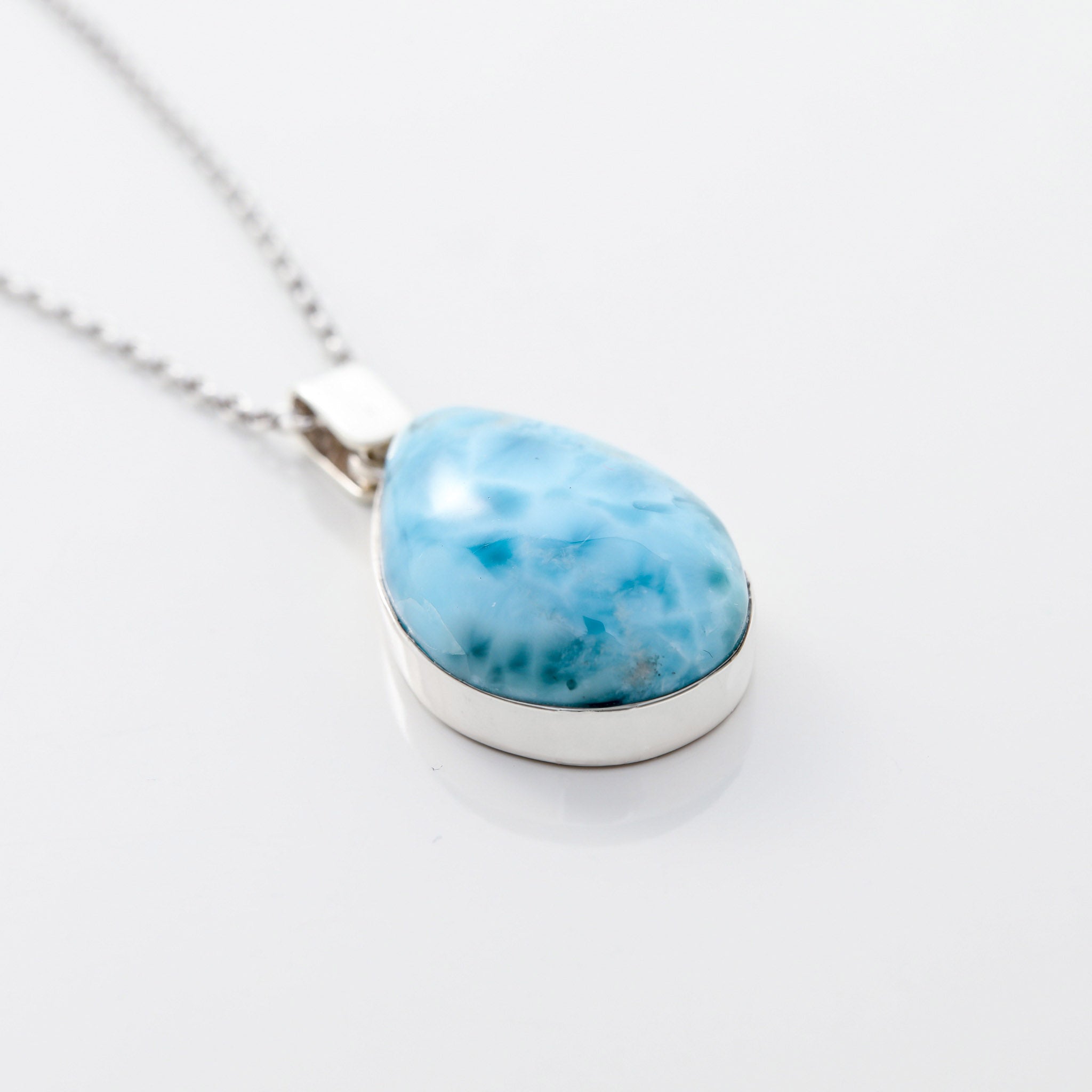 Larimar Teardrop popular Pendant