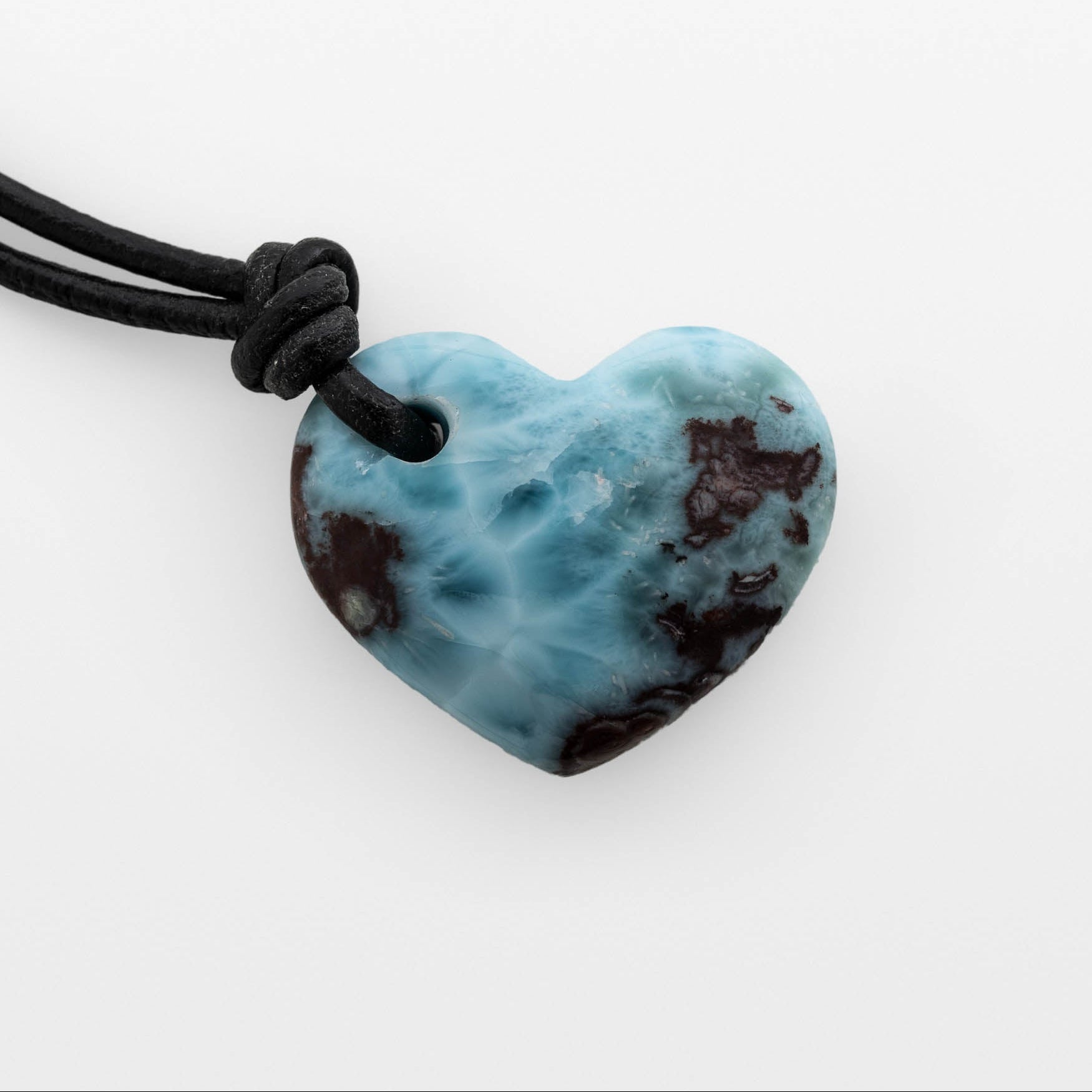 Heart Larimar Necklace Nisha | Genuine Larimar Stone | The Larimar
