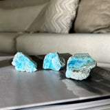 Larimar stones for your desk decoration
