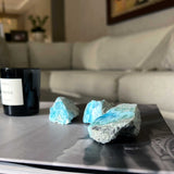 Larimar stones for your desk decoration