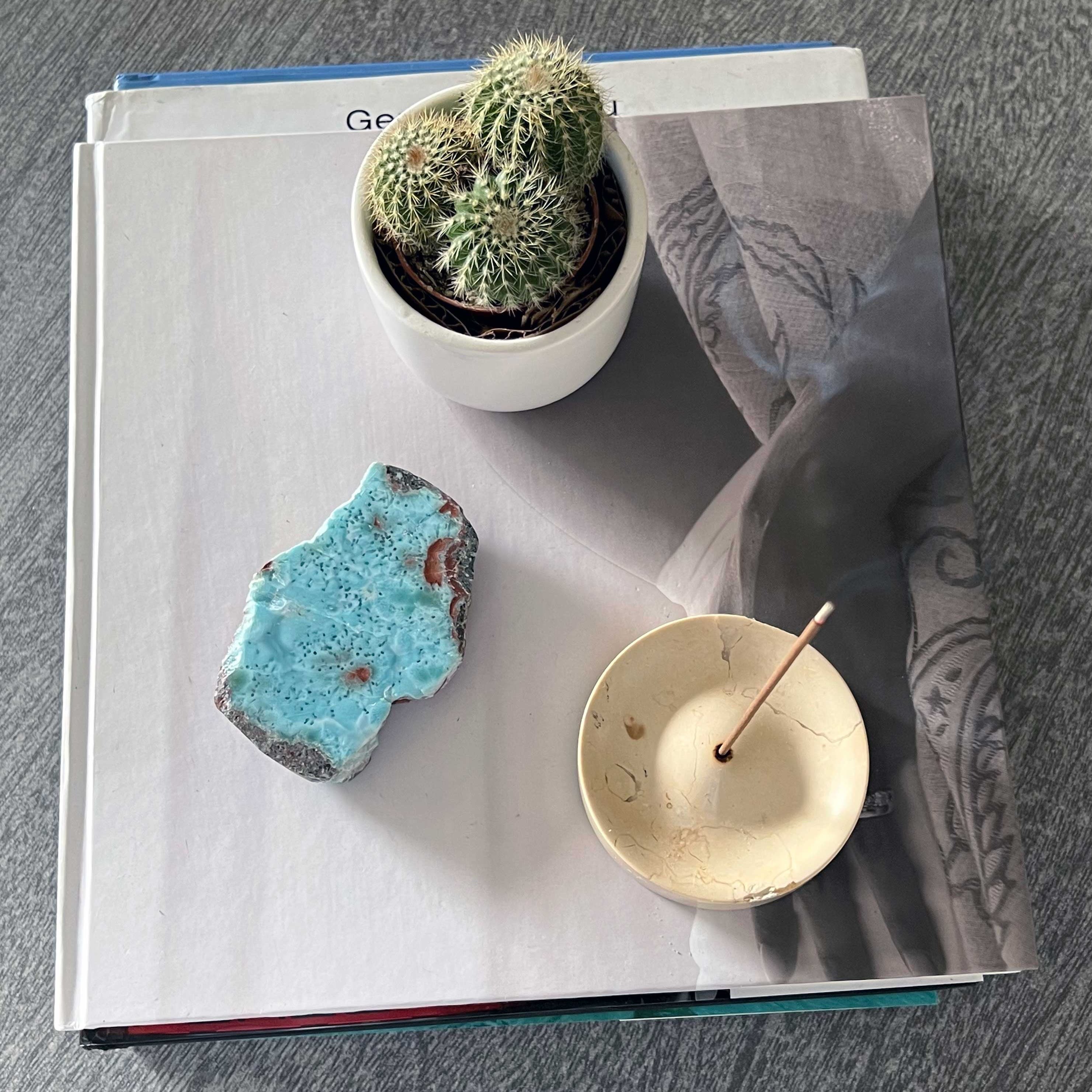 Larimar rock for your living room decoration