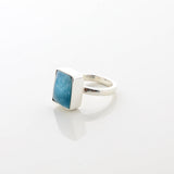 Larimar Stone Poundcake Ring