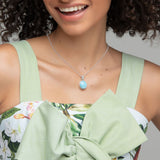 Larimar Circle Pendant Luella