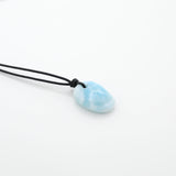 Larimar Leather Necklace Jordan