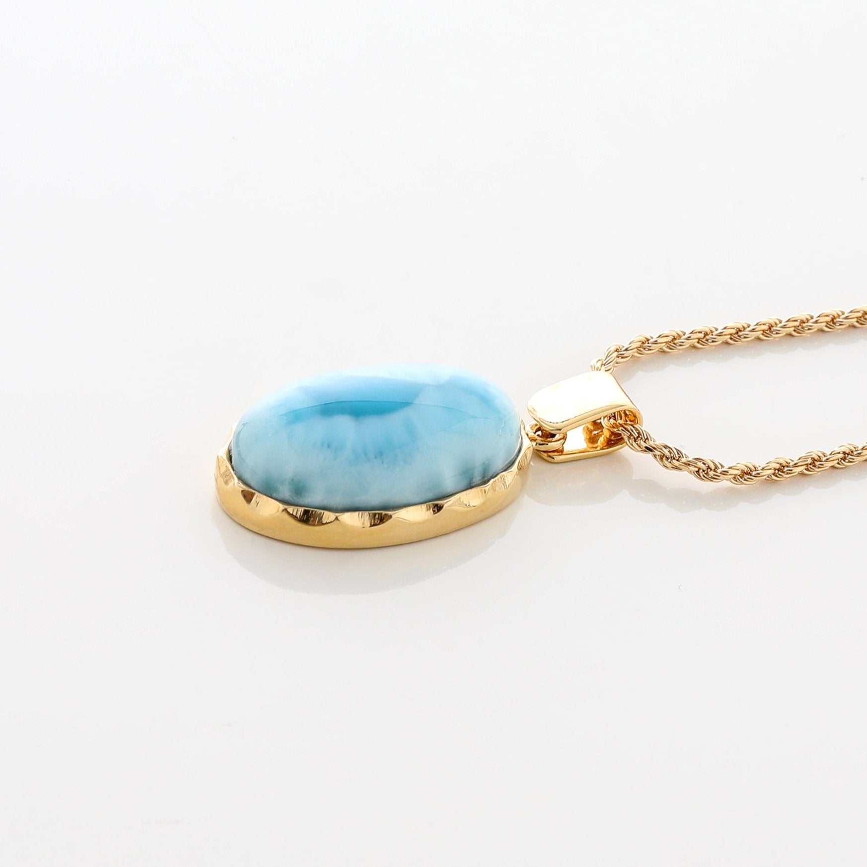 Vermeil store larimar set