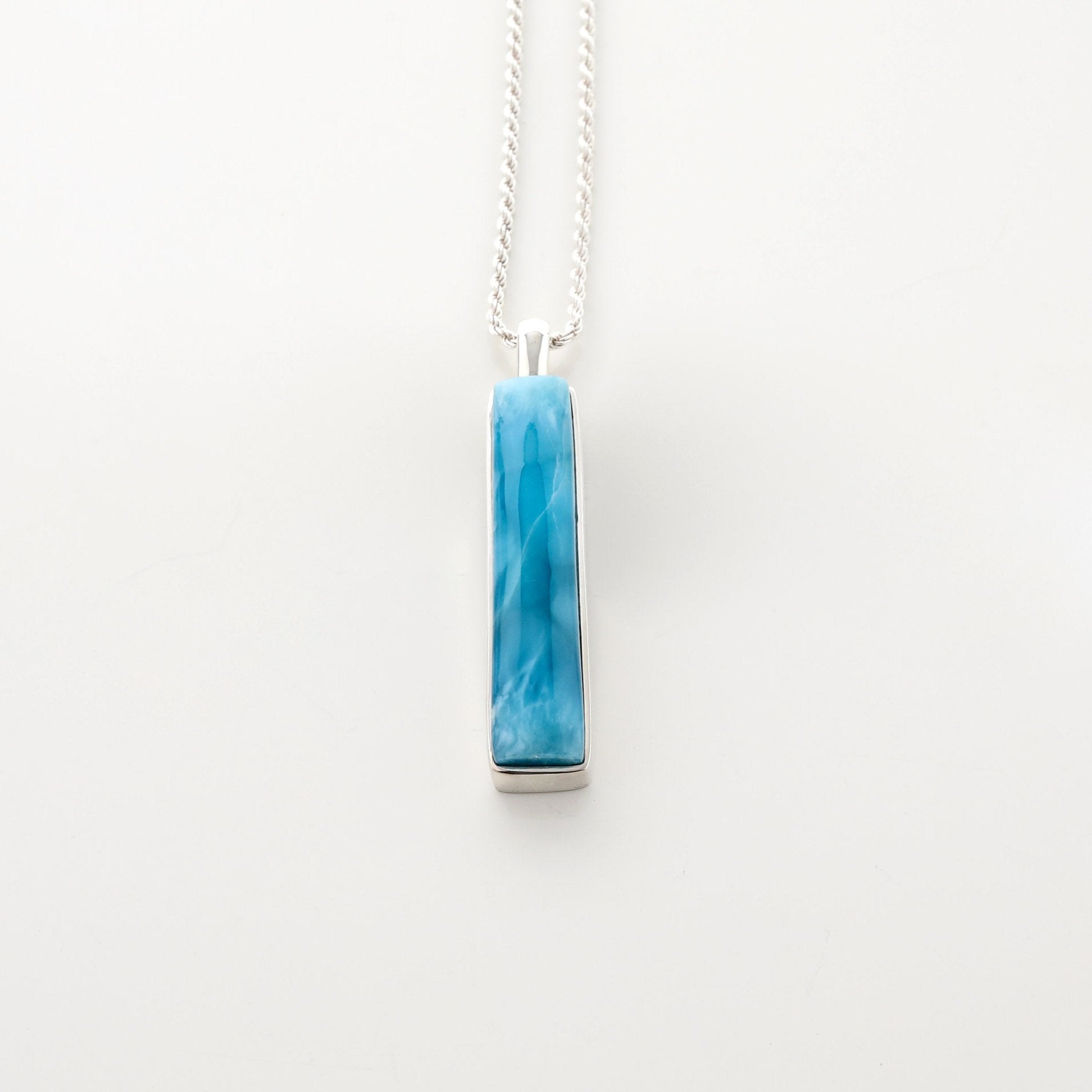 Larimar Stone Pendant Mabel