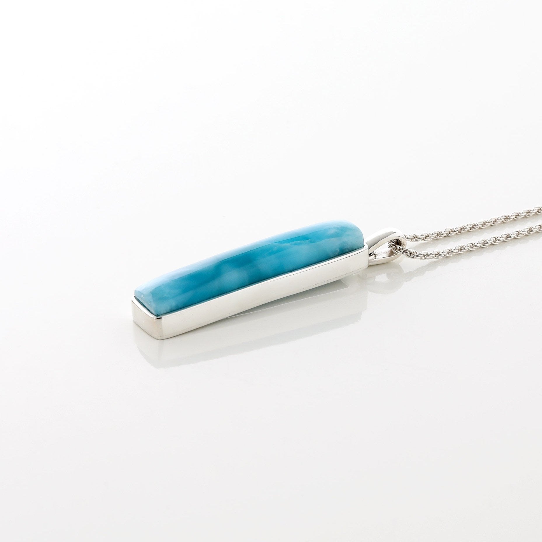 Larimar Stone Pendant Mabel