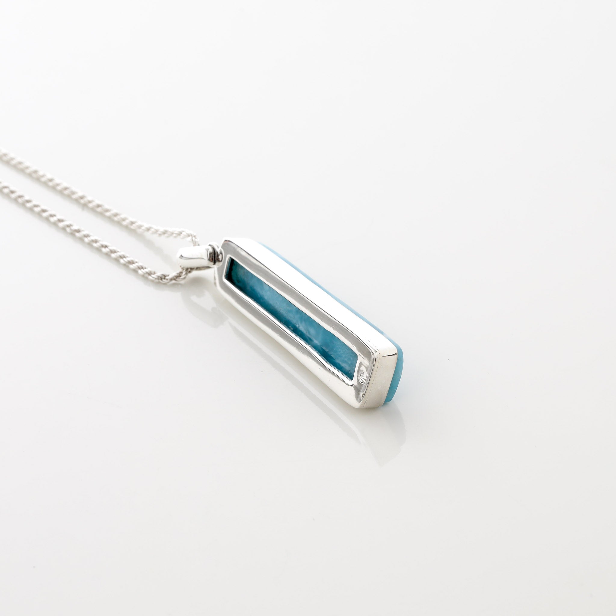 Larimar Stone Pendant Mabel