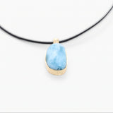 Vermeil Larimar Pendant Padma