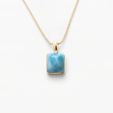 Vermeil Larimar Pendant Paula