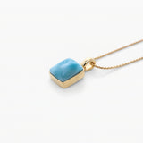 Vermeil Larimar Pendant Paula