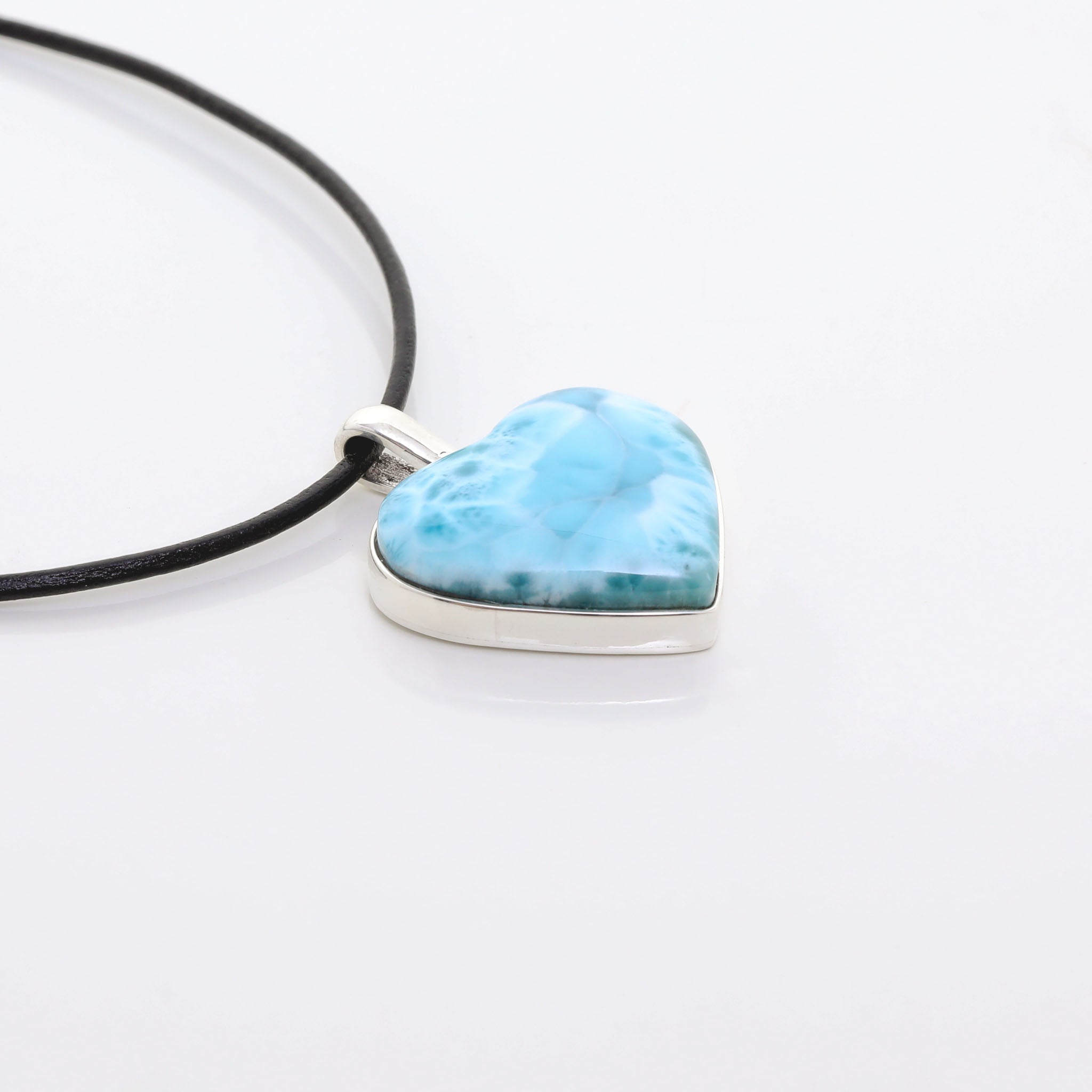 Larimar Heart Pendant Stella