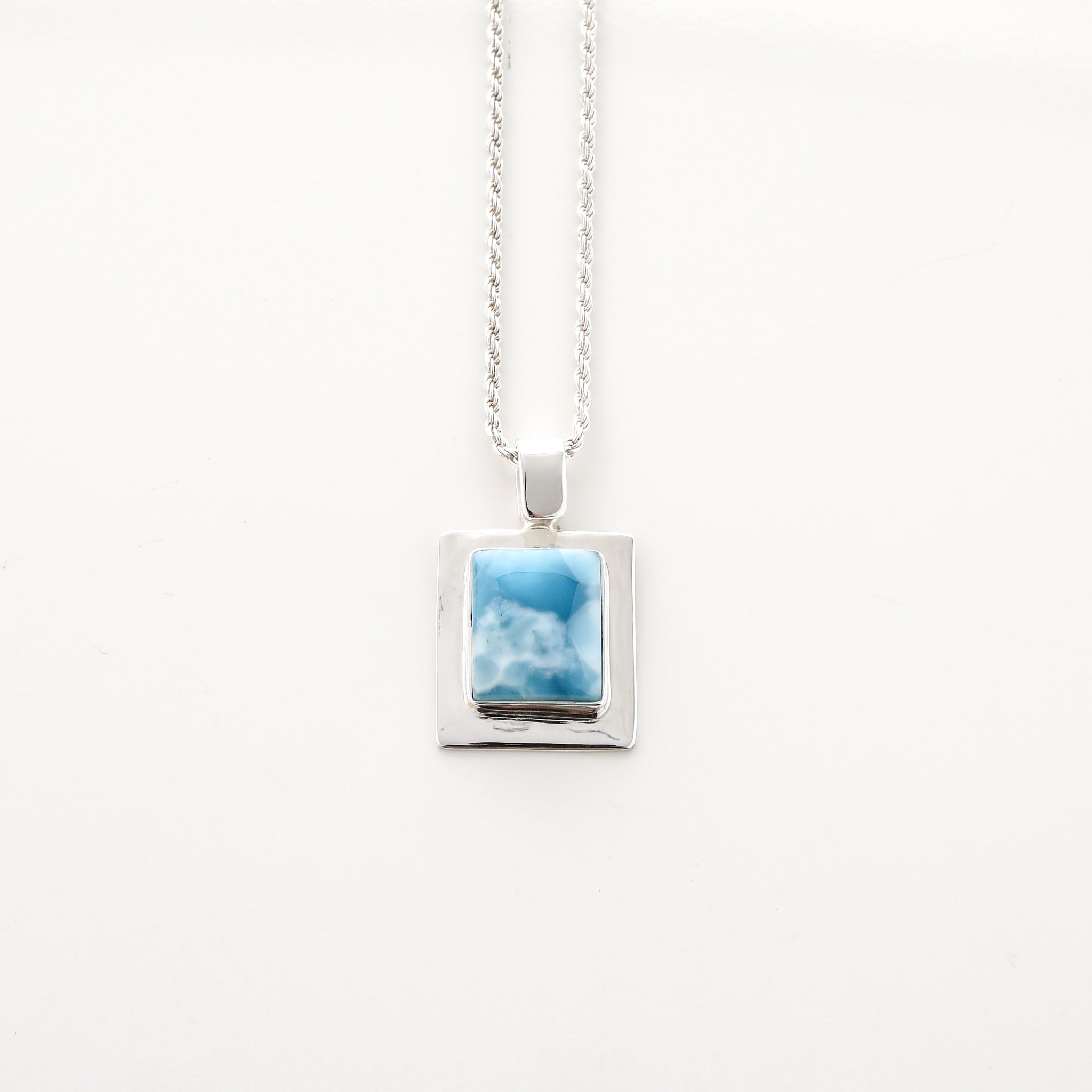Larimar Stone Pendant Sura