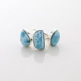LarimarStone Ring Trio Theresa