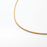 Gold Vermeil Thin Wheat Chain