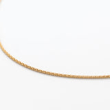 Gold Vermeil Thin Wheat Chain