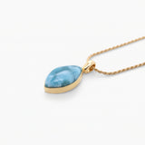 Vermeil Larimar Pendant Vivian