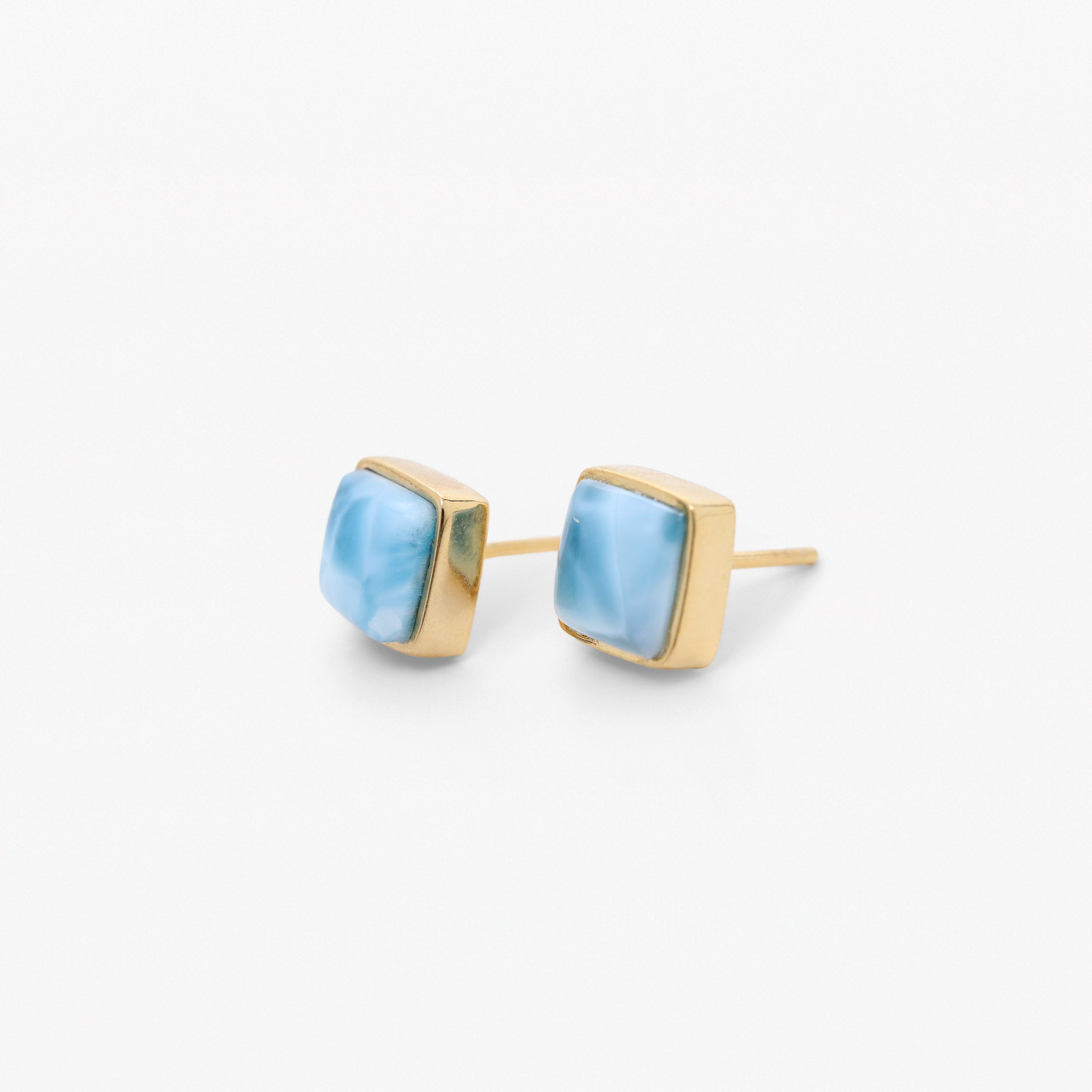 Vermeil Remi Petite Square Studs
