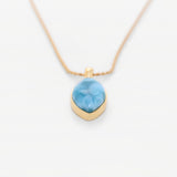 Vermeil Larimar Pendant Vivian