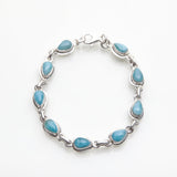 Teardrop Larimar Bracelet