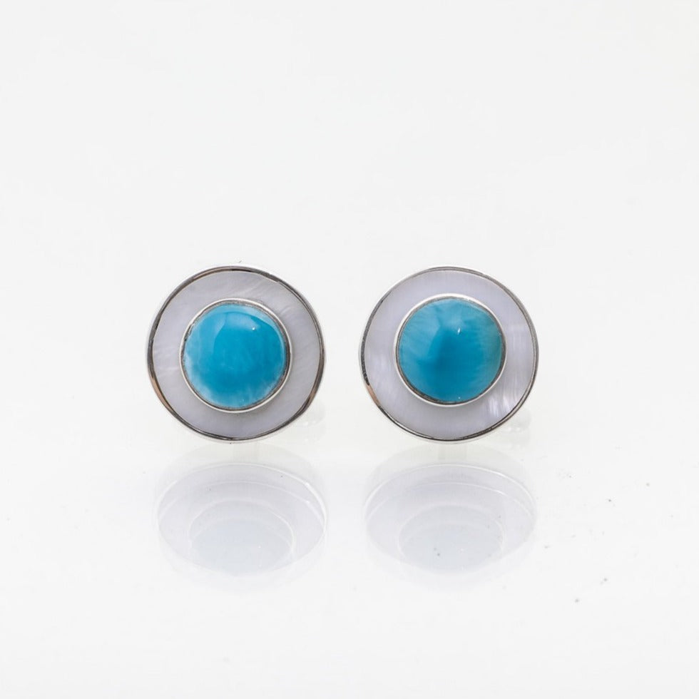 larimar cuff links for men