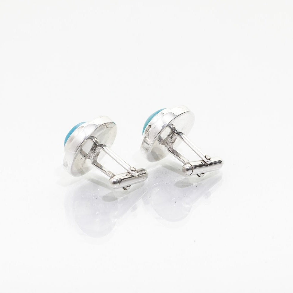 larimar cuff links for men