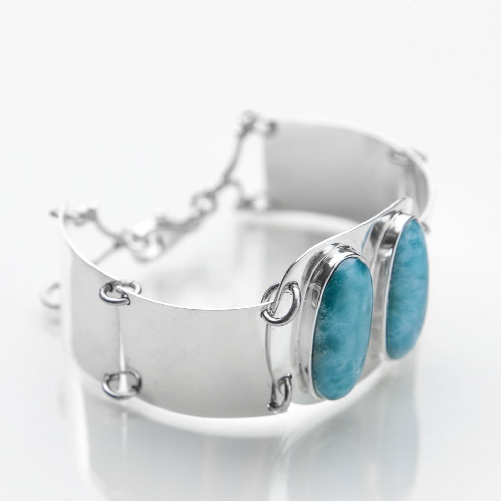 Larimar stones bracelet