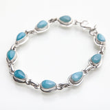 Teardrop Larimar Bracelet
