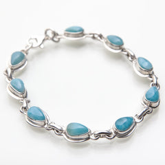 Teardrop Larimar Bracelet